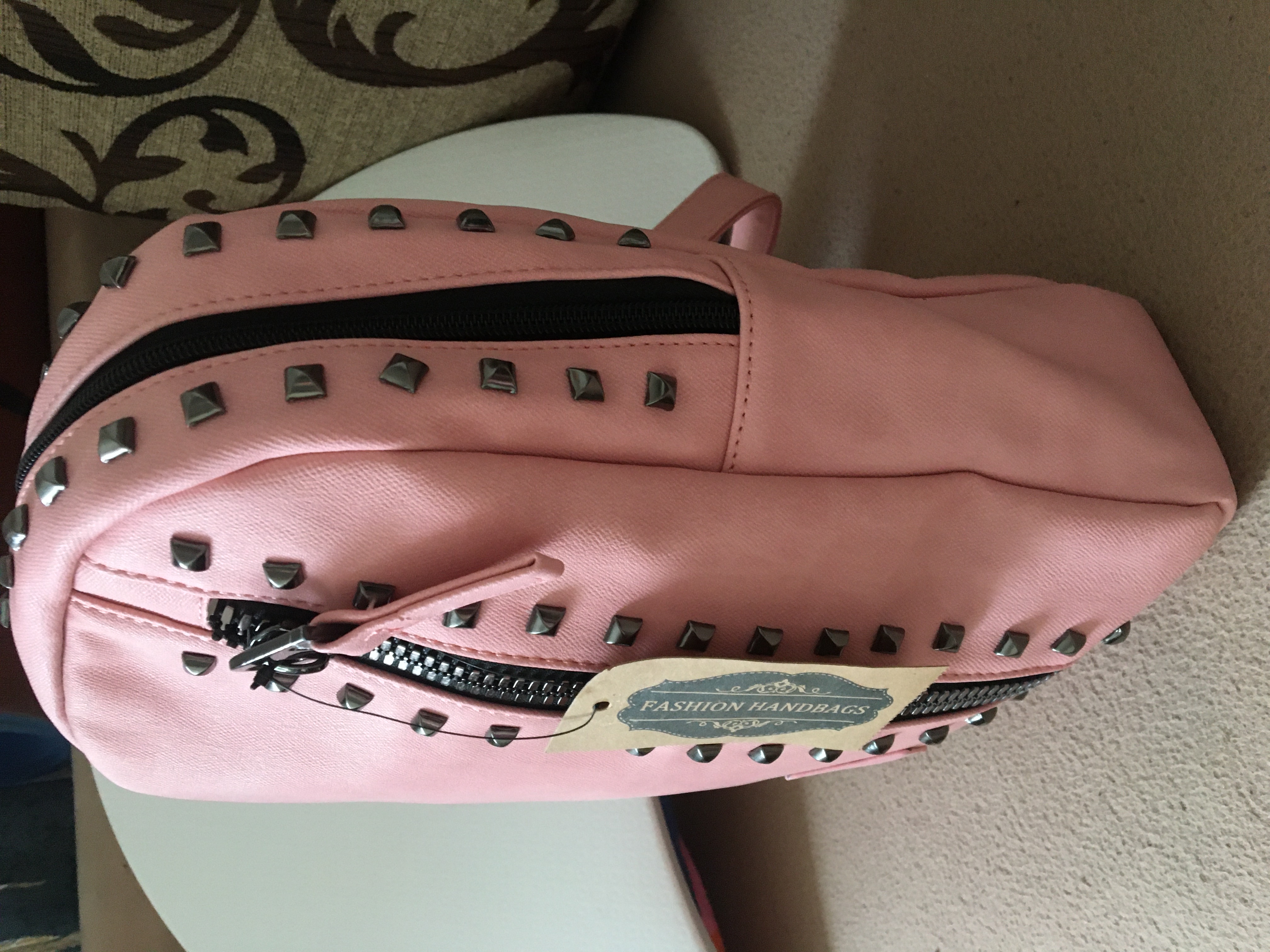 Batoh Fashion Bags dámský městský růžový 5 litrů     