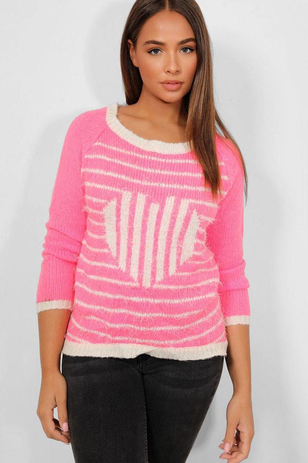 Svetr Pink Heart vel. M
