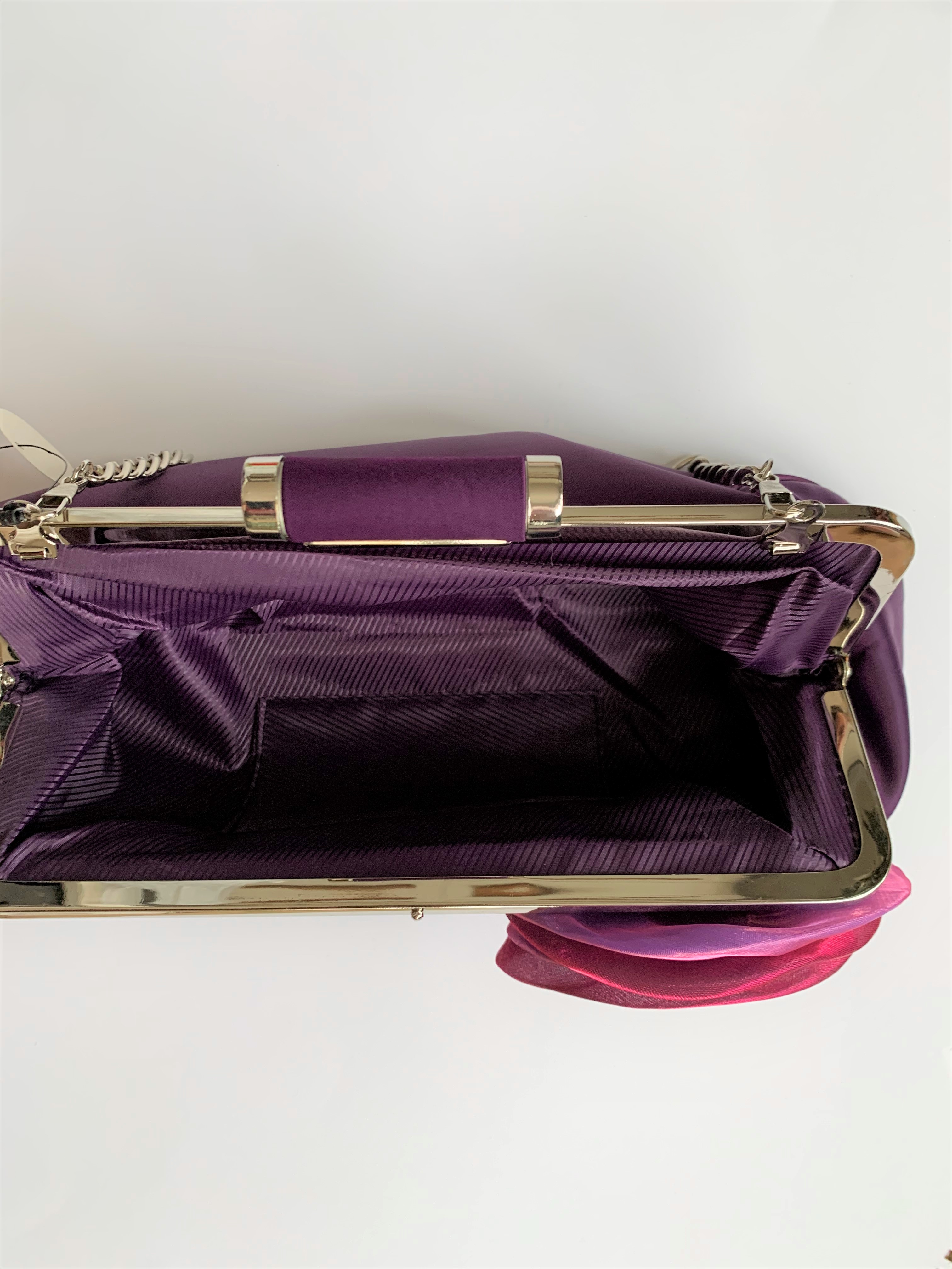 Kabelka společenská fialová