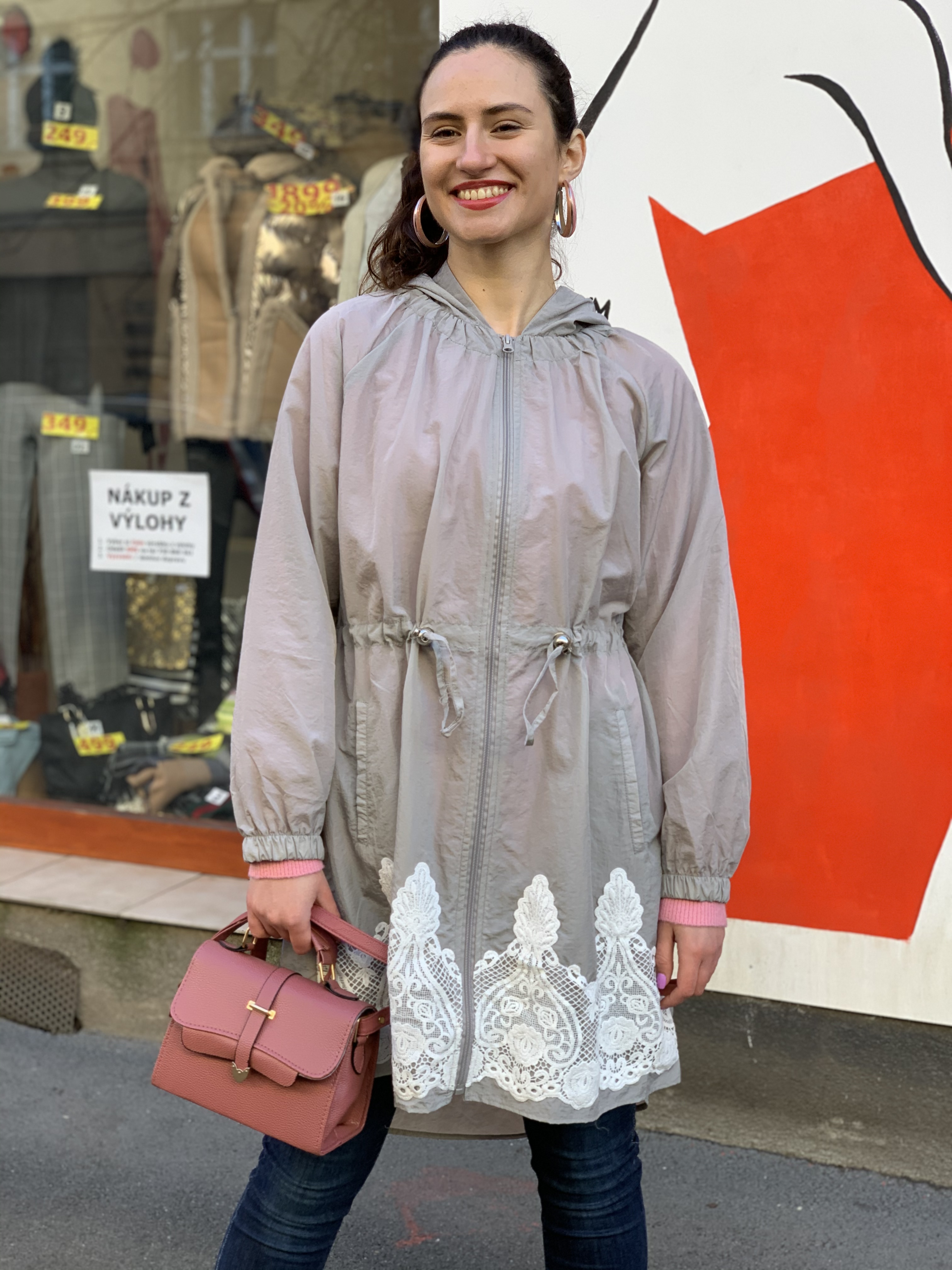 Kabelka růžová malá