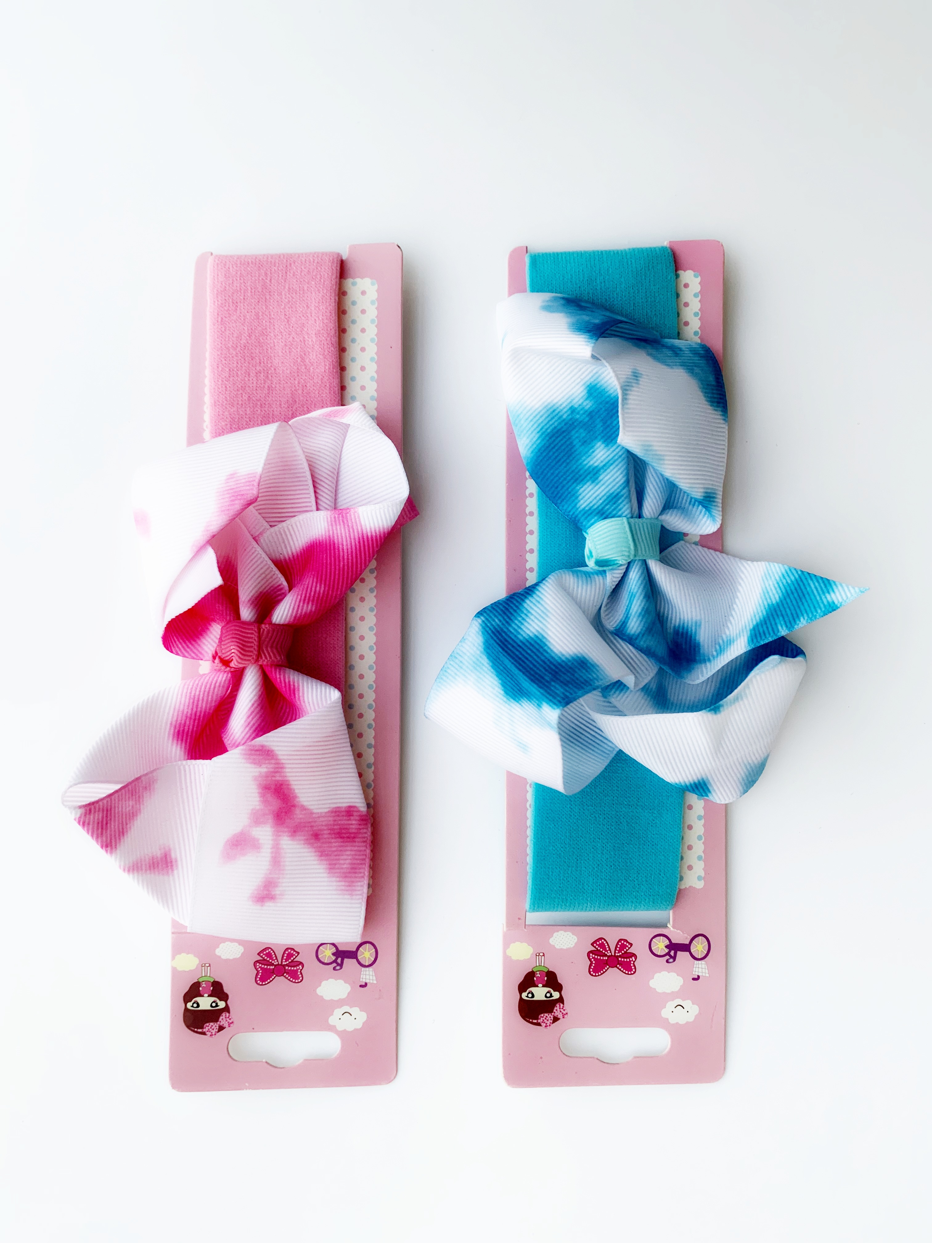 Dětská elastická čelenka modrá