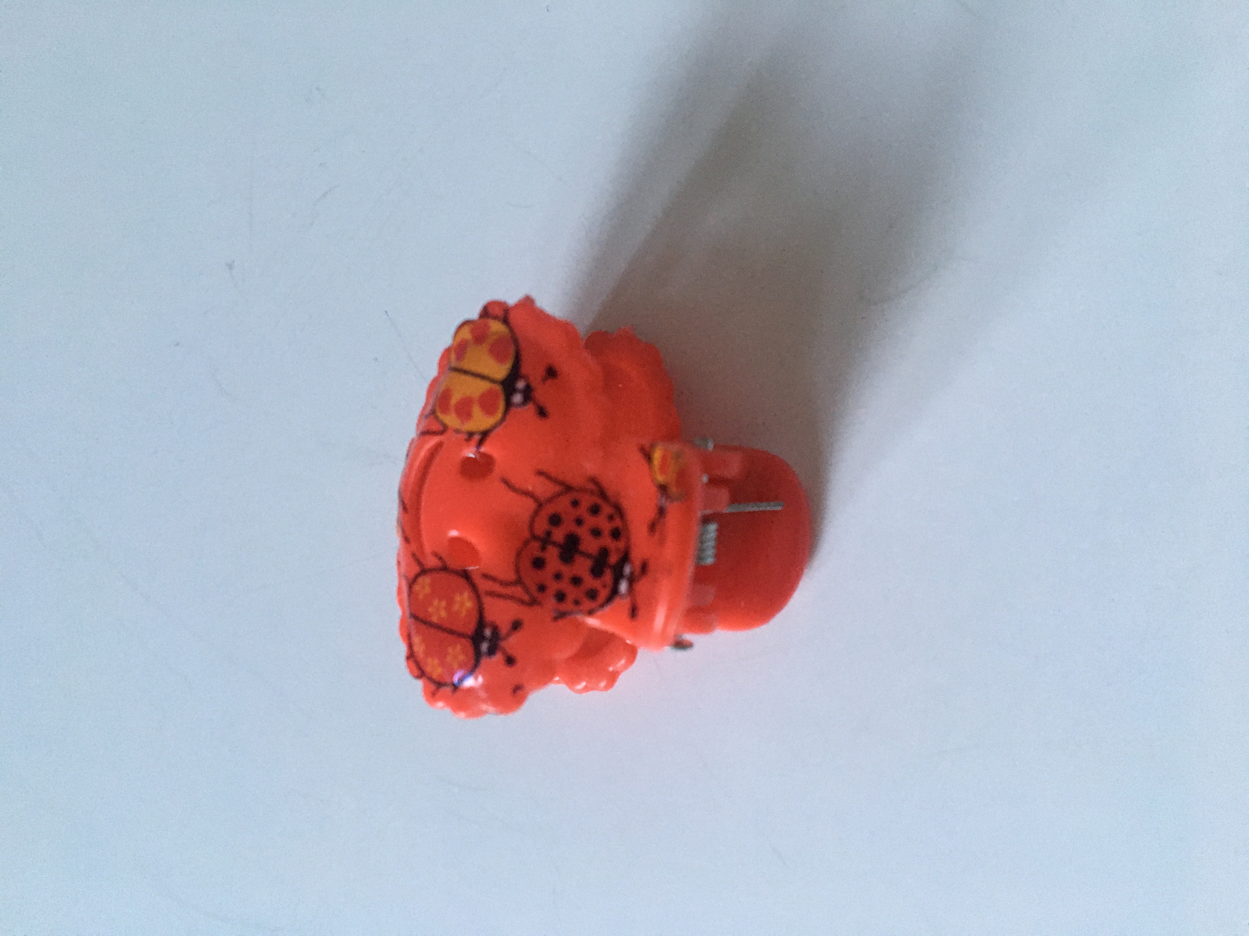 Skřipec do vlasů beruška červený 1 ks