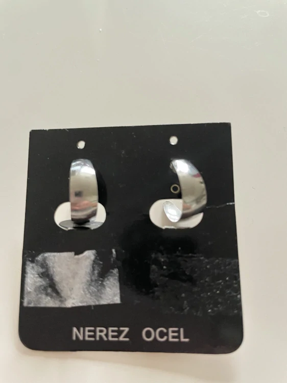 Fashion Jewelry náušnice ocelové - srp 1681211