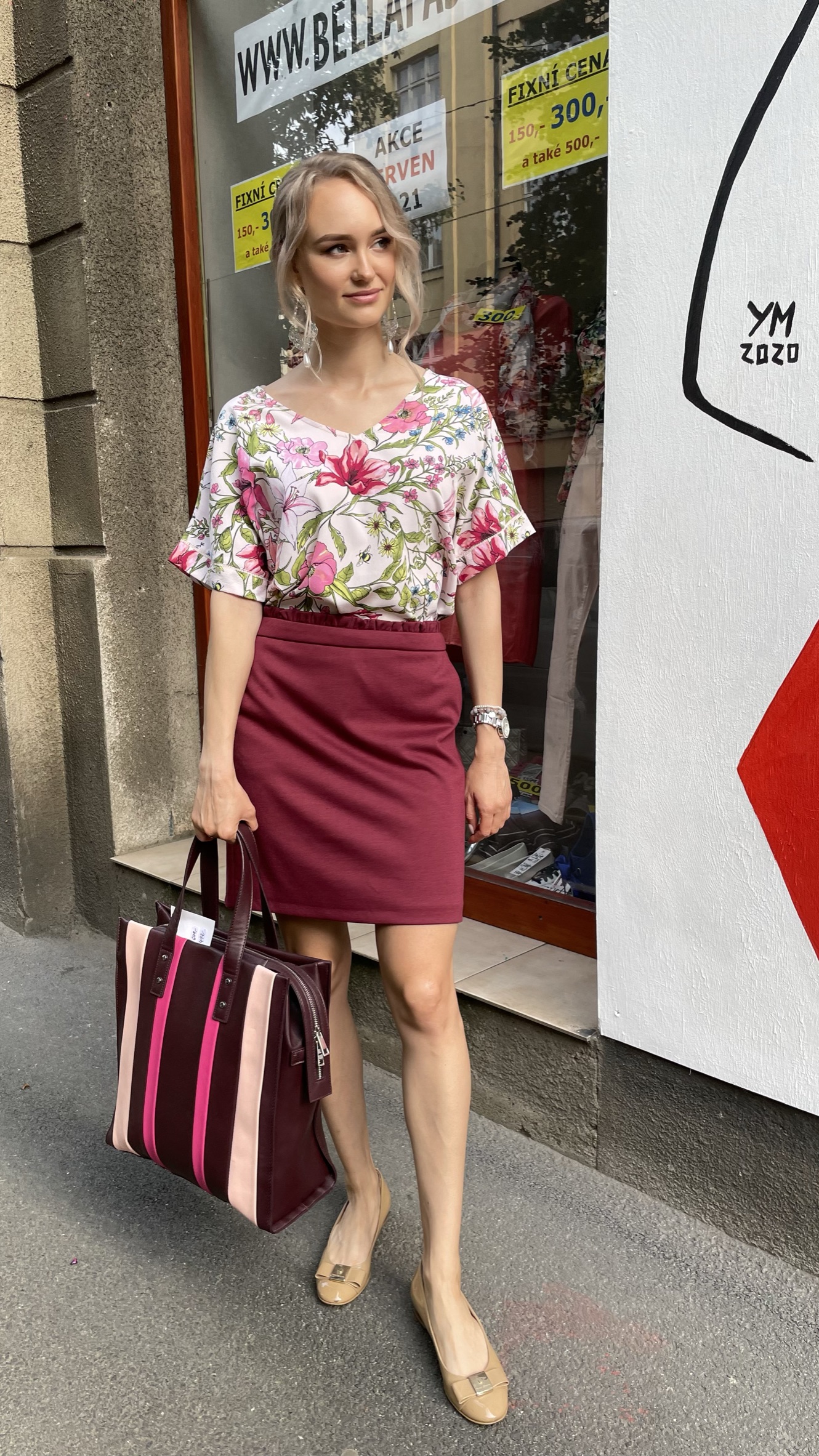 Halenka M&S collection květovaná vel. 36