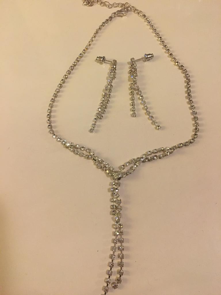 Fashion Jewelry souprava štrasová 8-bn345