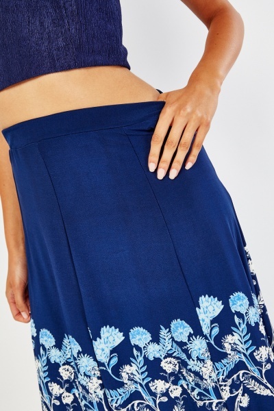 Sukně Chances R modrá se vzorem vel. L