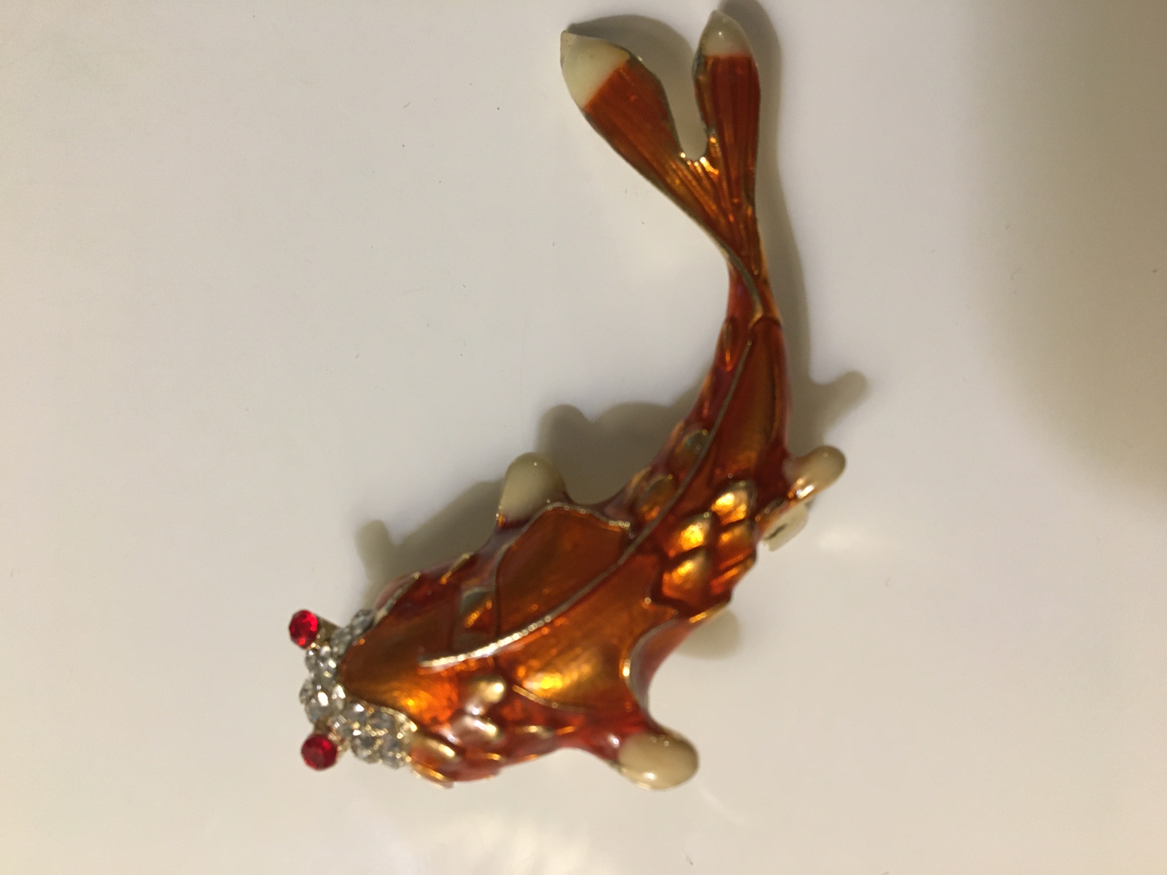 Fashion Jewelry brož ryba zlatá 11-aa277