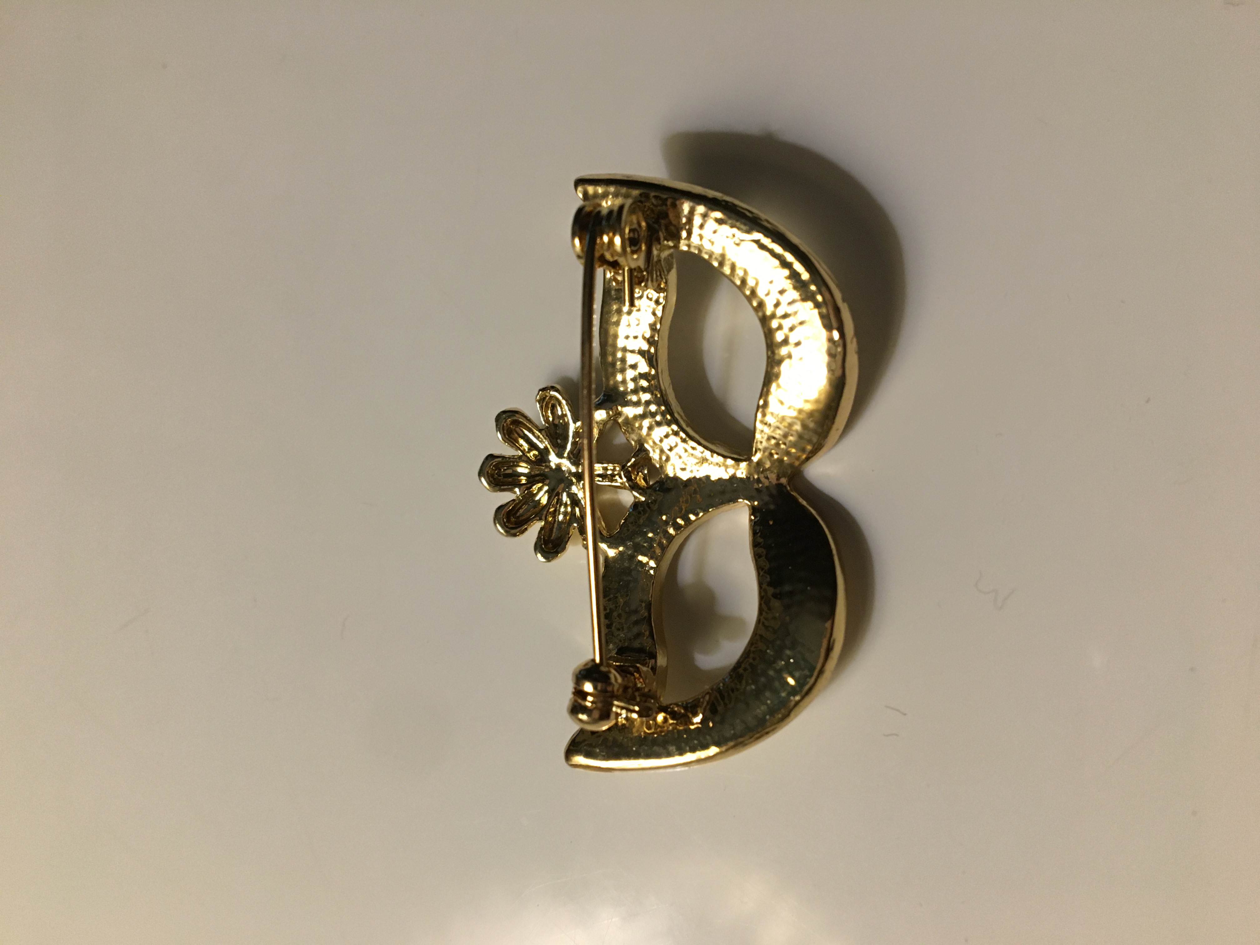 Fashion Jewelry brož zlatá maska s kamínky 175952