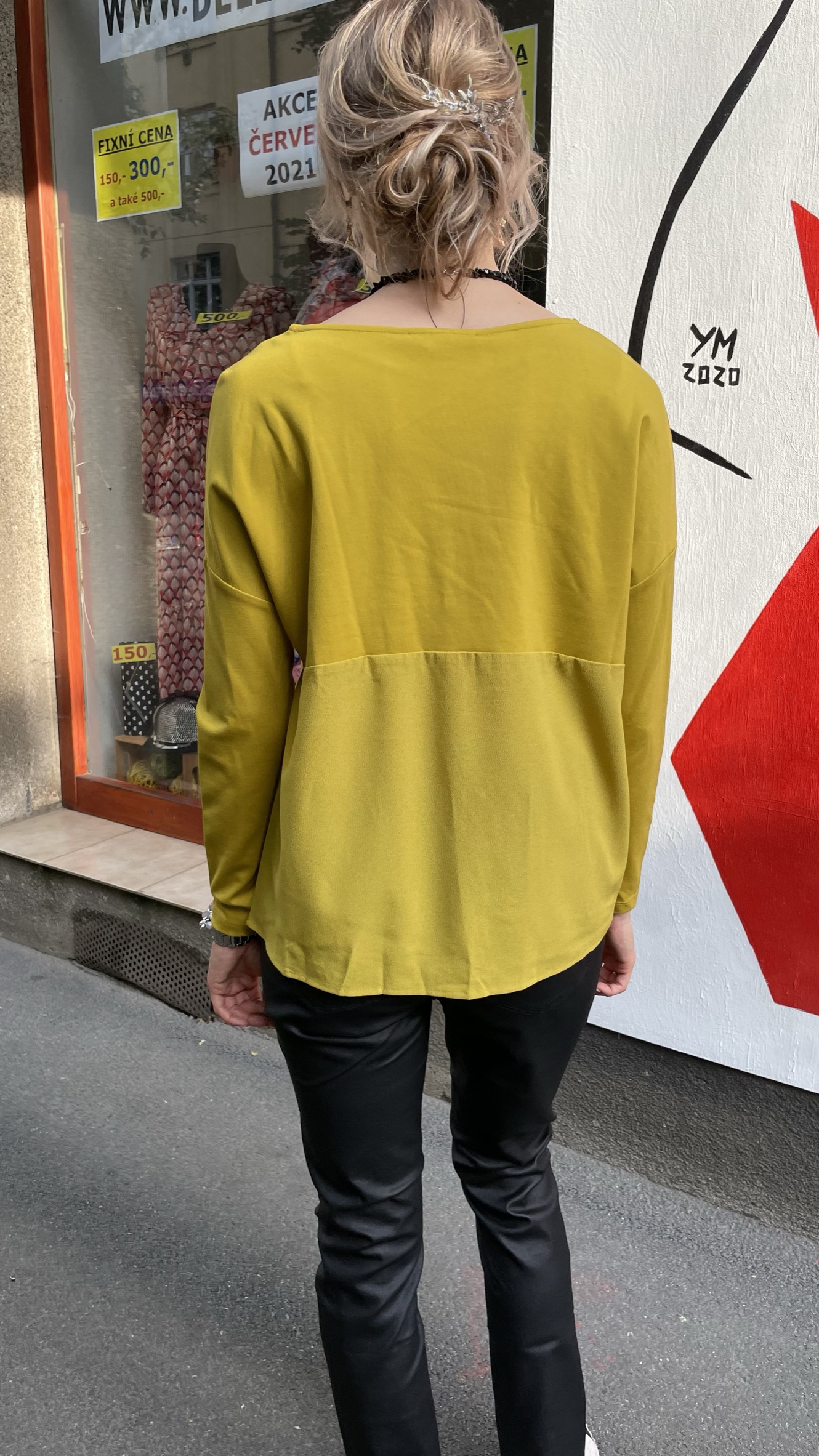 Mikina Vero Moda hořčicová vel. S/M