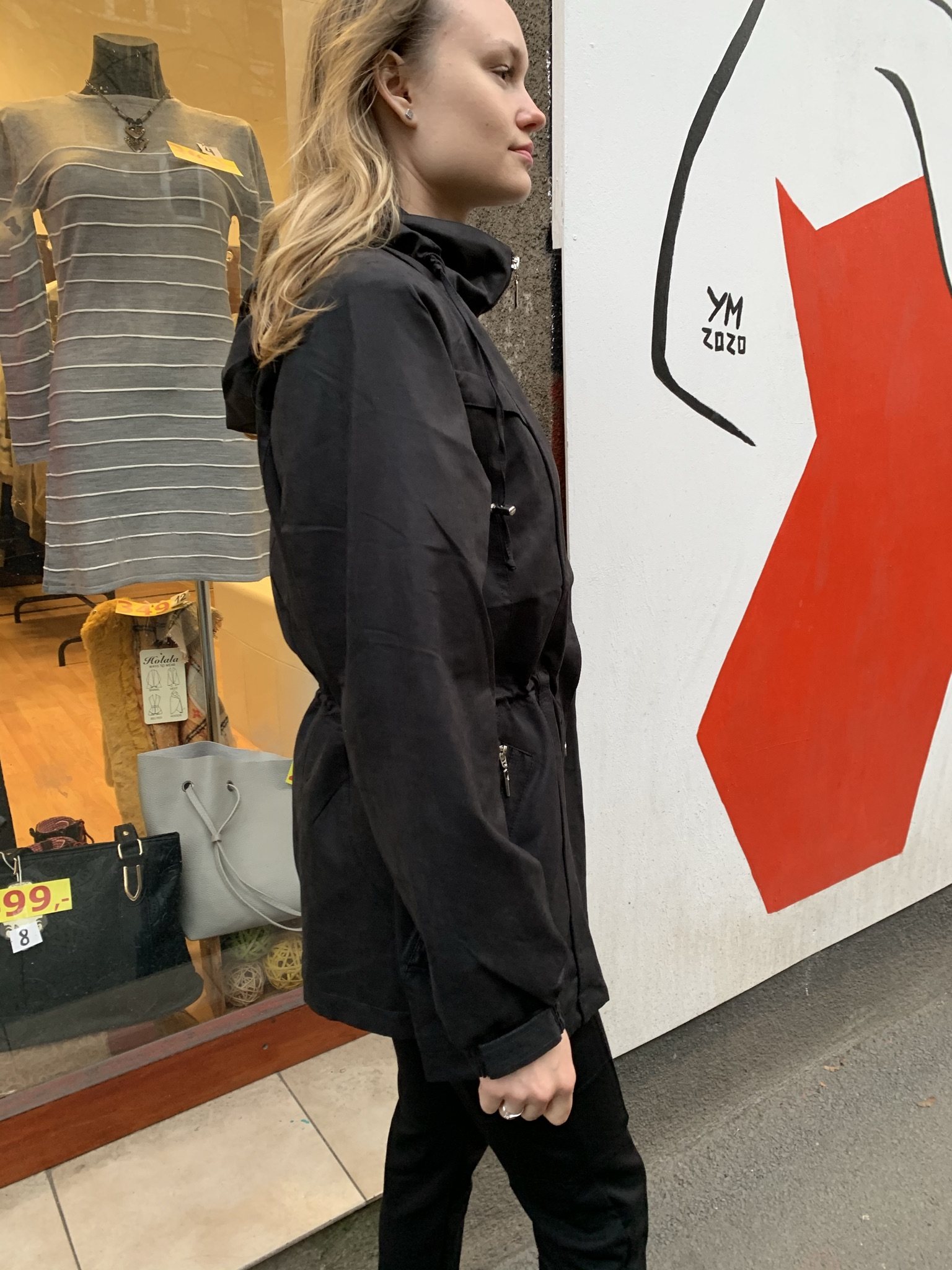 Bunda BATY lehká černá 2XL