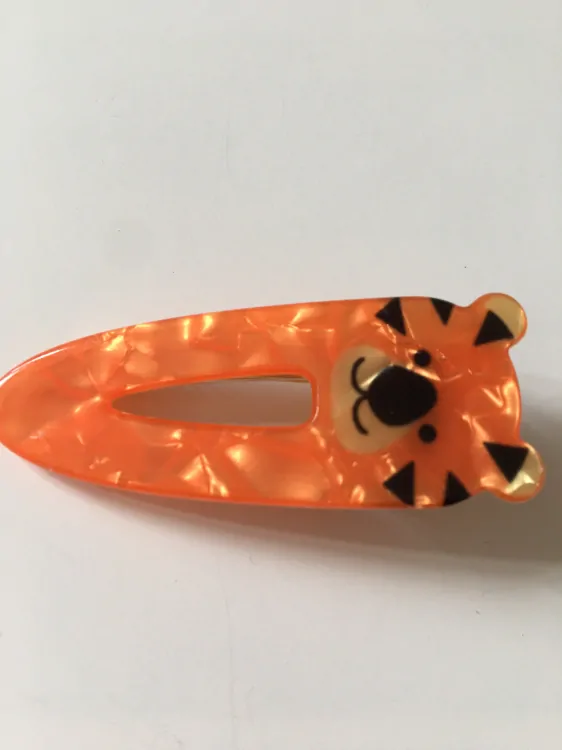 Sponky do vlasů 2 ks oranžová