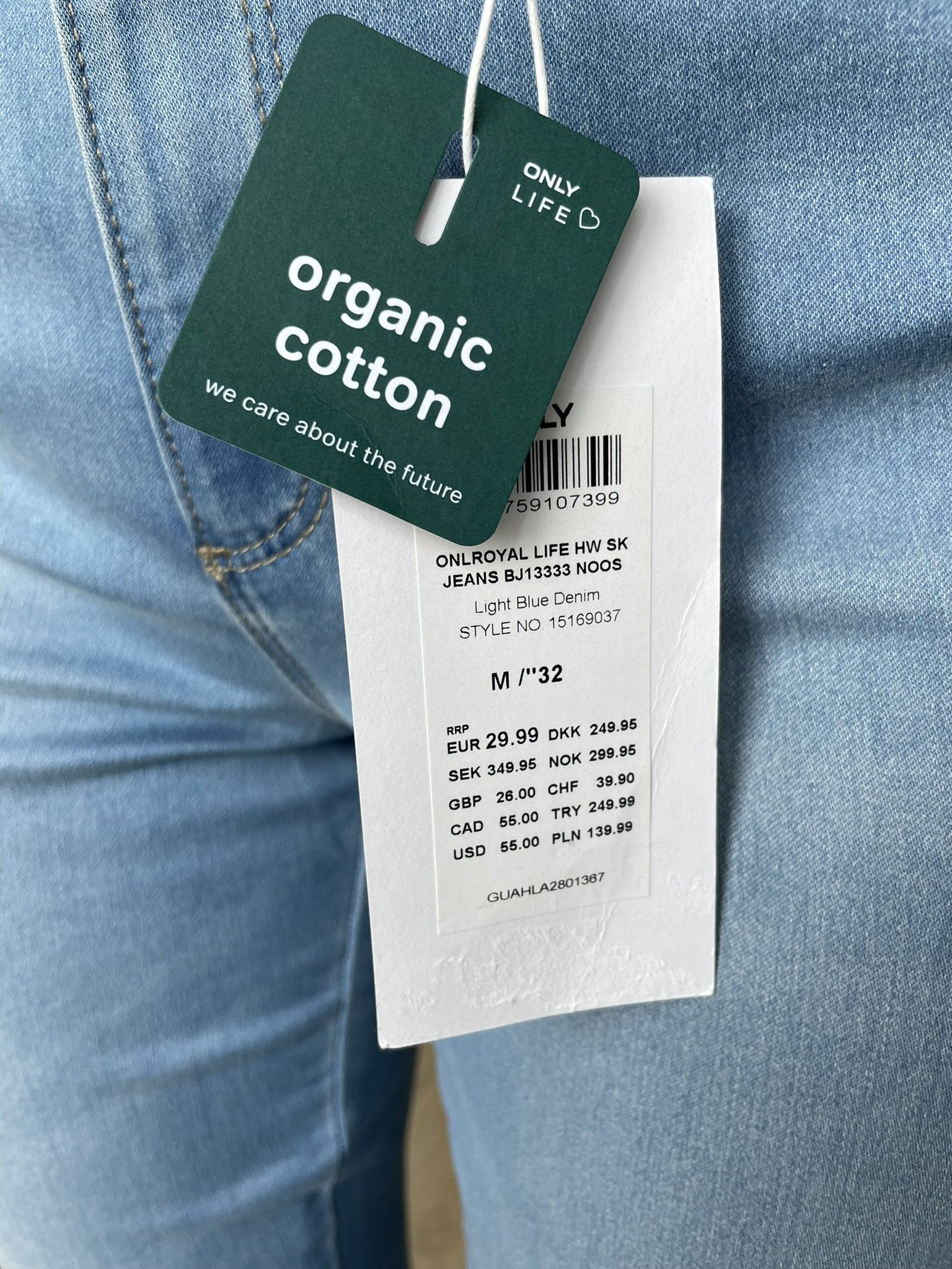 Džíny ONLY Royal Skinny M/32