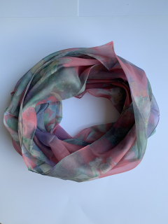 Šátek tunel Dutasa červeno-zelená