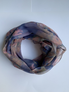 Šátek tunel Dutasa šedo-modrá