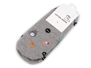 Ponožky dětské kotníkové šedé vel.30-35