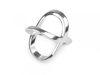 Spona / průvlek na šátek stříbrná