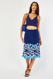 Sukně Chances R modrá se vzorem vel. L