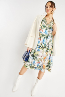 Šaty 101 Idees Tropical Print vel. S/M