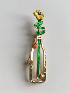 Fashion Jewelry brož květina a beruška 175999