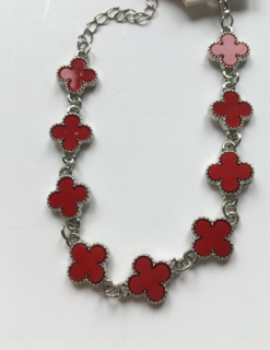 Fashion Jewelry náramek červený 2-lo139