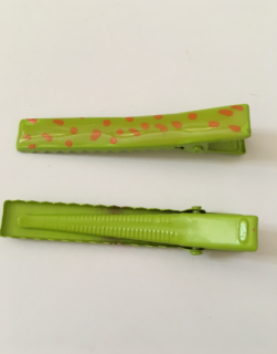 Sponka do vlasů s puntiky 1 ks