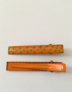 Sponka do vlasů s puntiky 1 ks