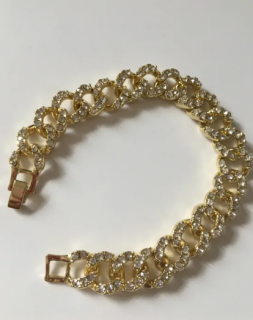 Fashion Jewelry náramek řetízkový s kamínky 2-bn064