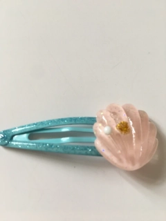 Sponka do vlasů modro-růžová 1 ks