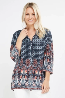 Tunika Blu Deise Fashion modrá vel. S/M