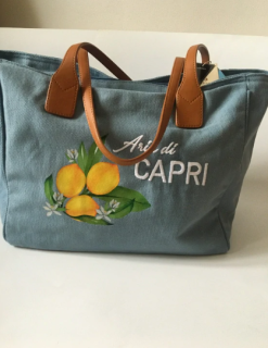 Kabelka Carpisa x Carthusia Capri Collection modrá