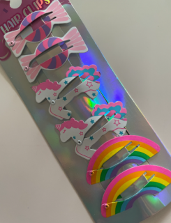 Sponky do vlasů dětské sada 6 ks