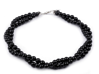 Fashion Jewelry náhrdelník černý 136484