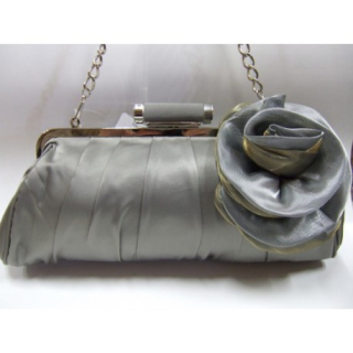 Kabelka společenská šedá