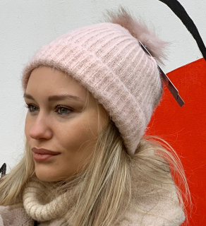 Čepice růžová Moodo