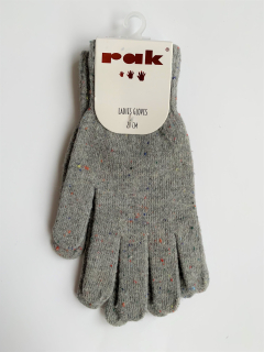 Rukavice Rak 21 cm šedé