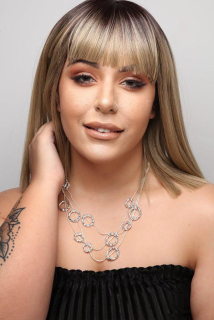 Náhrdelník D&X London stříbrný kov DN1521S