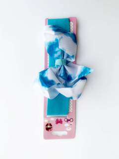 Dětská elastická čelenka modrá