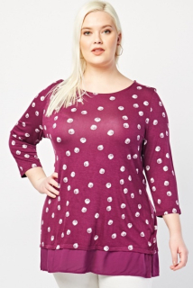 Halenka NoLabel fialová vel. 48
