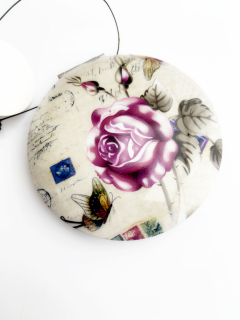 Zrcátko kapesní kosmetické růže