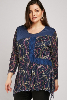 Halenka F.D. Joseph Plus modrá vel. XXL