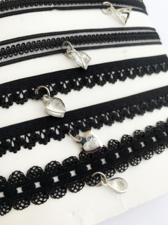 Fashion Jewelry náhrdelník choker elastický různé druhy  1-FF1