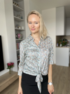 Halenka Tiny Flowers olivová vel. 38, 44