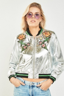 Bomber Envy Me stříbrný vel. S