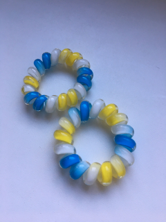 Gumička do vlasů pružinka 1 ks