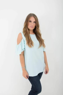Halenka aqua modrá vel. 46, 50/52