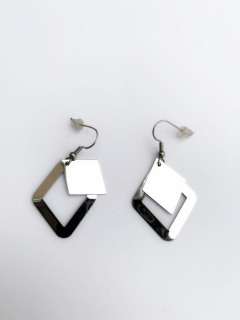 Fashion Jewelry náušnice ocelové hranaté 1680421