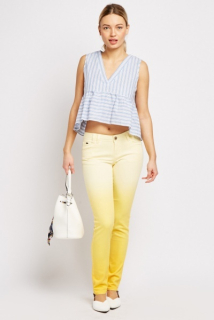 Džiny Bisou d'Eve s přechodem barev vel. 34