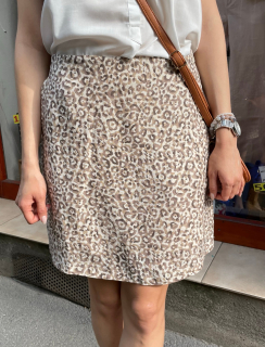 Sukně MNG casual lněná vel. S