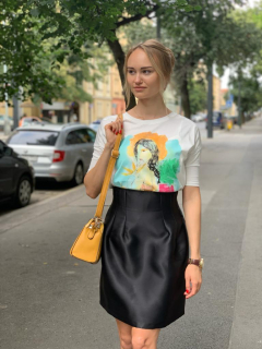 Sukně Double11 černá vel. M, L