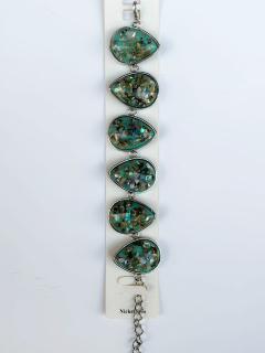 Fashion Jewelry náramek malachitové oko 2-bn062
